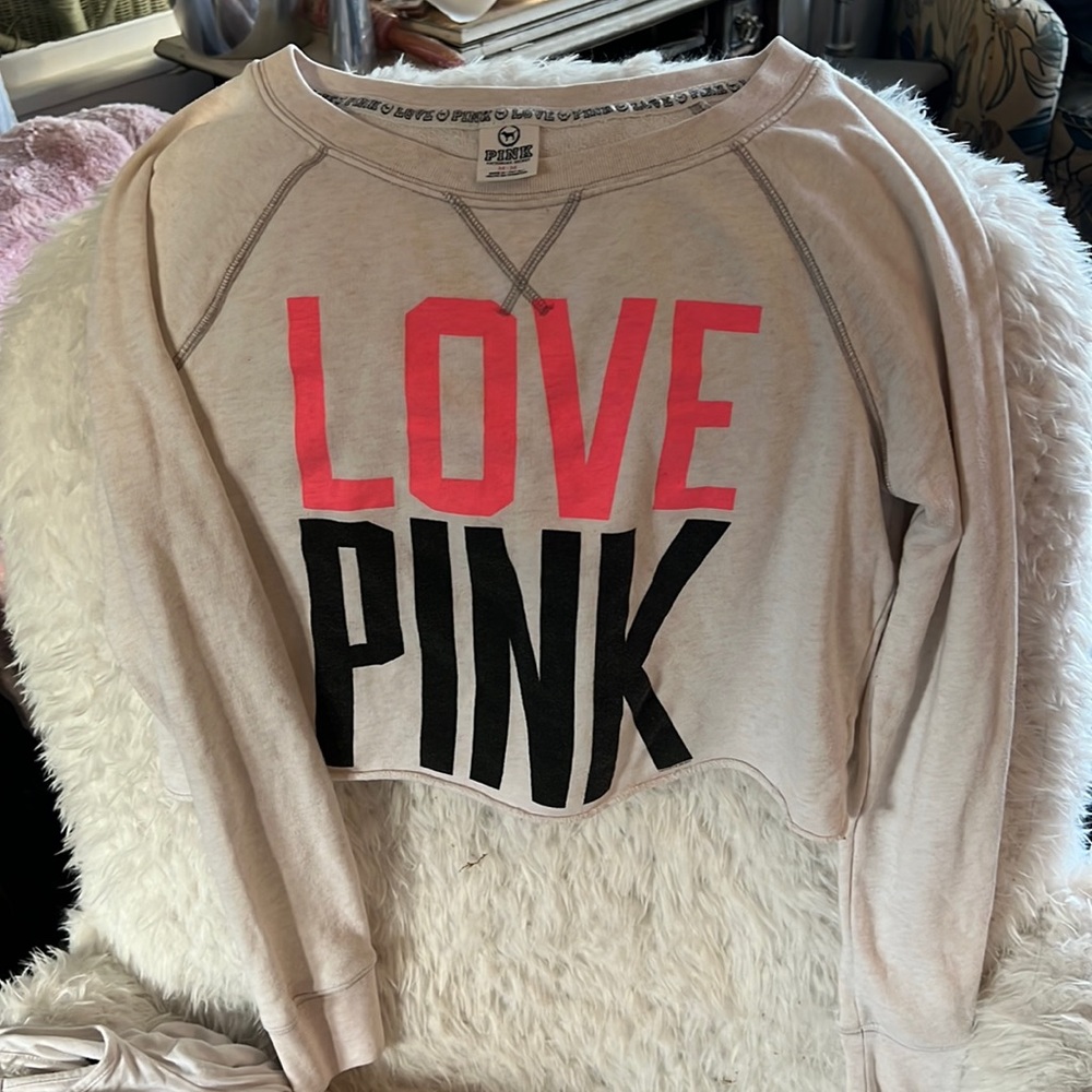 Pink crop top